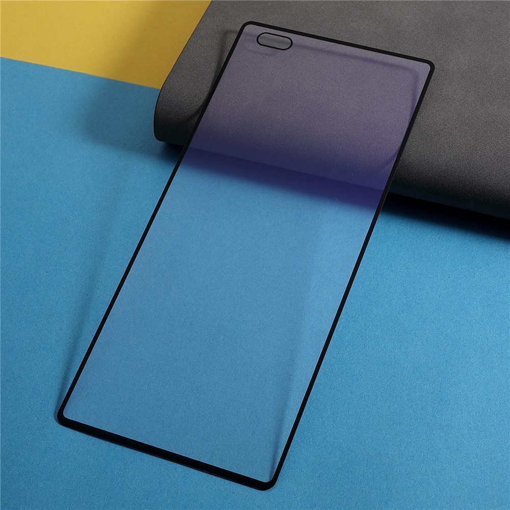 Purple Light Tempered Glass Front Screen Protector + Full Glue HD Clear TPU Film + 3D Hot Bending Side Glue Tempered Glass Phone Back Protector for Huawei Mate X2-4