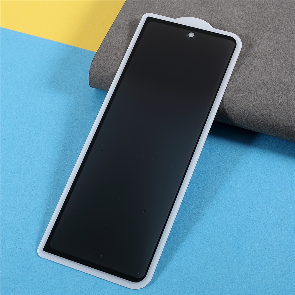 Anti-peep Flue Glue Tempered Glass Front Screen Protector + Full Glue Clear TPU Film + Full Glue Glass Phone Back Protector for Samsung Galaxy Z Fold3 5G-3