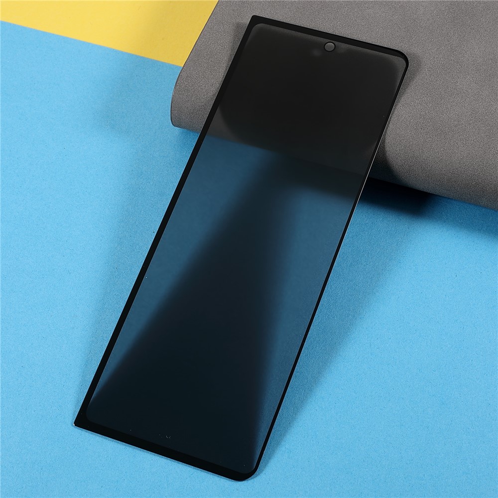 Anti-peep Flue Glue Tempered Glass Front Screen Protector + Full Glue Clear TPU Film + Full Glue Glass Phone Back Protector for Samsung Galaxy Z Fold3 5G-4