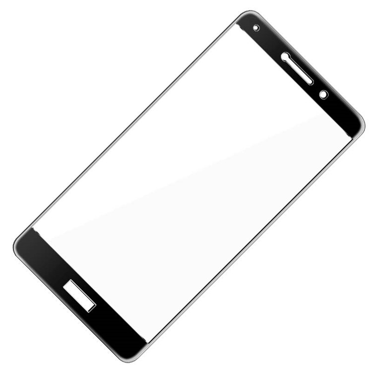 IMAK Full Cover Tempered Glass Screen Protector for Huawei Honor 6x (2016) - Black-3
