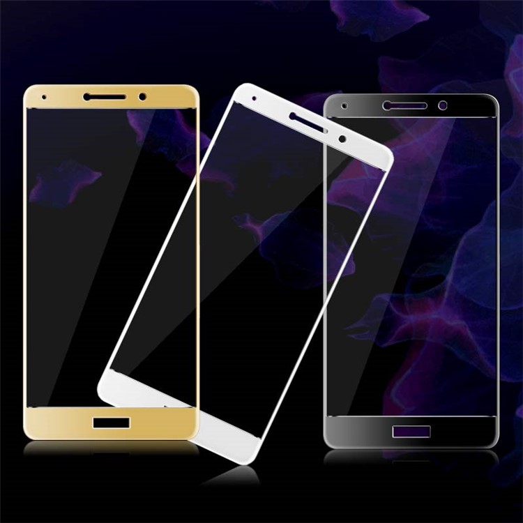 IMAK Full Cover Tempered Glass Screen Protector for Huawei Honor 6x (2016) - Black-5