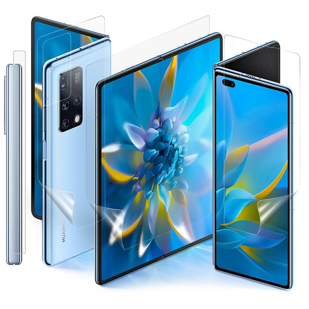 HD Full Glue TPU Front Screen Protector + Medium Film + Phone Back Protector for Huawei Mate X2-1