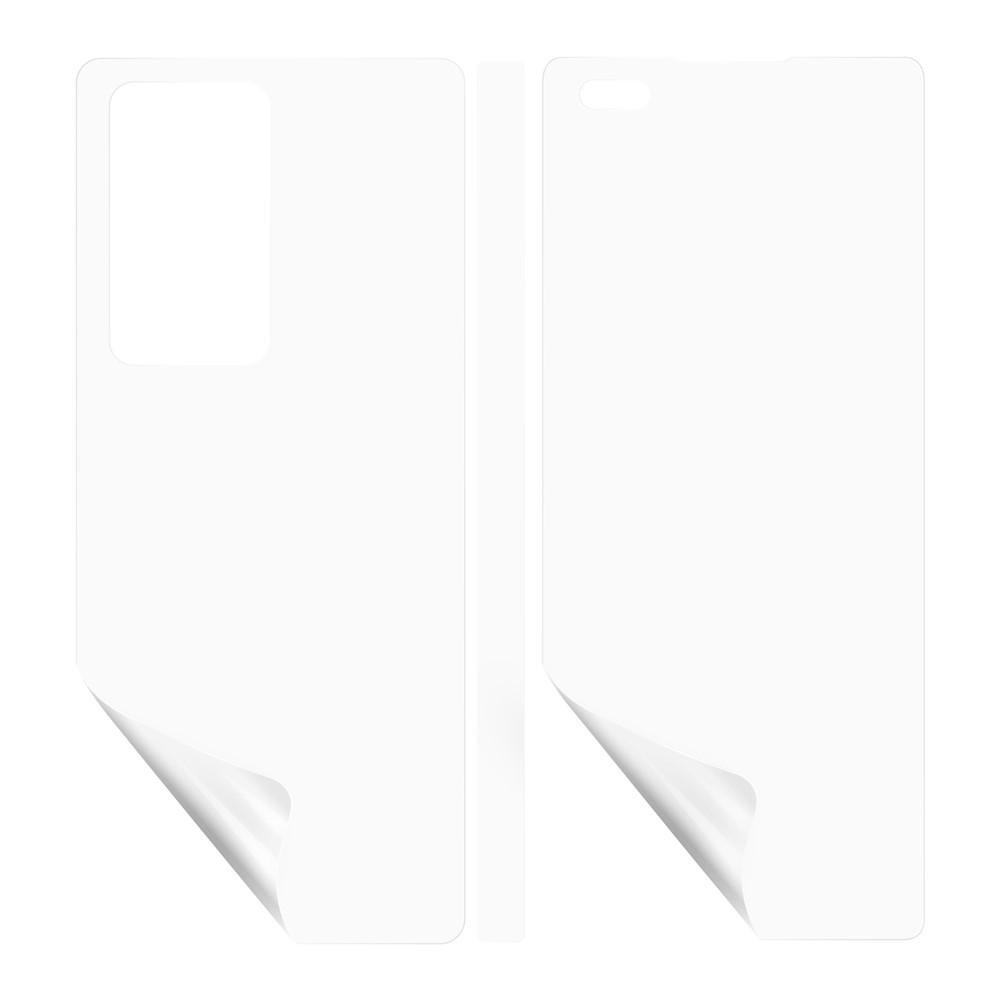 HD Full Glue TPU Front Screen Protector + Medium Film + Phone Back Protector for Huawei Mate X2-3