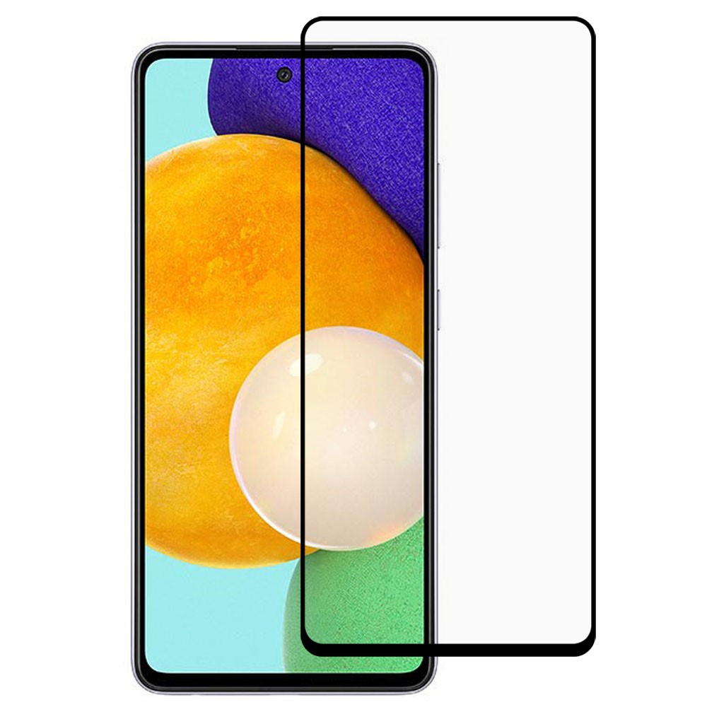 Silk Printing Ultra Clear 9D Tempered Glass Double Defense Full Size Full Glue Screen Protector for Samsung Galaxy A53 5G-1