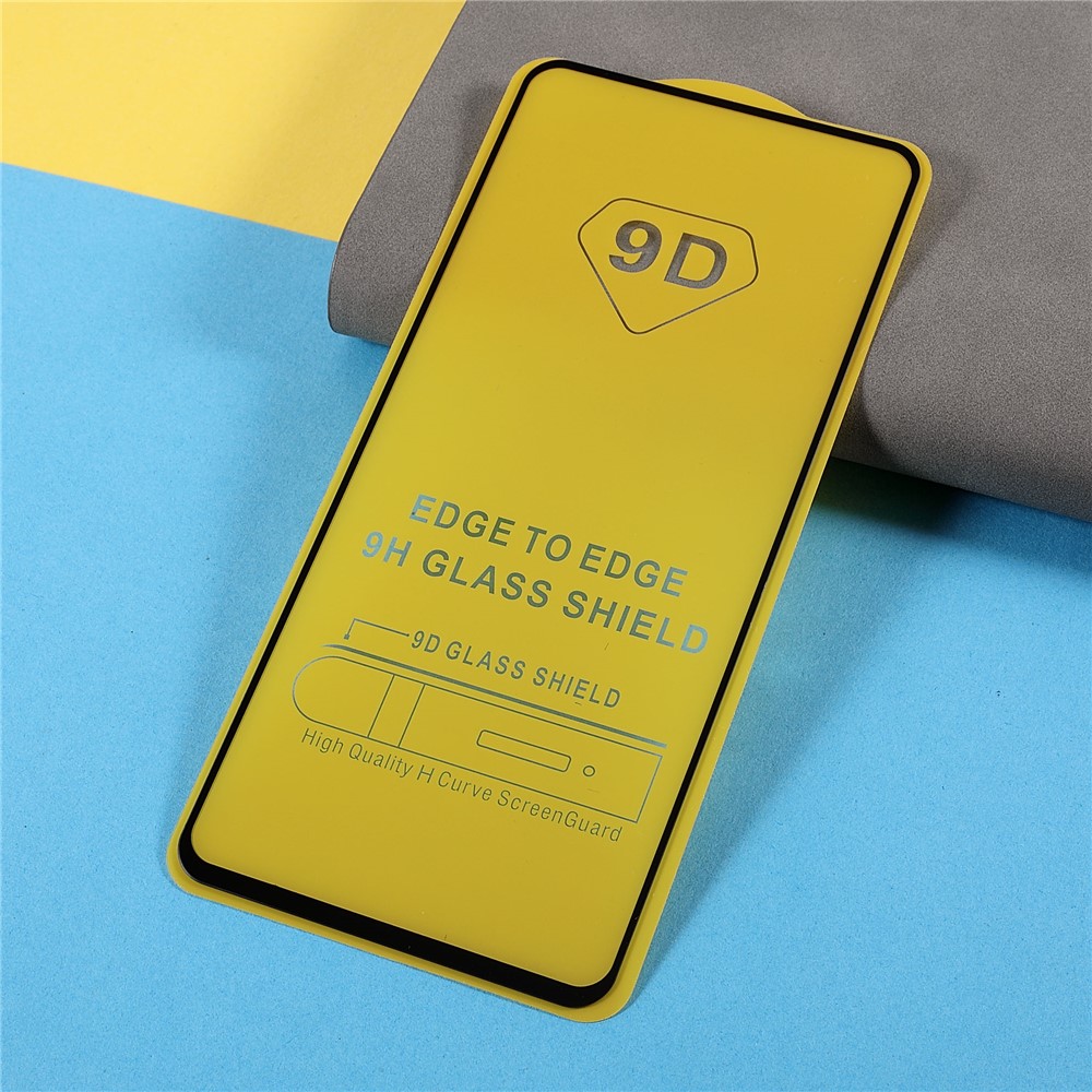 Silk Printing Ultra Clear 9D Tempered Glass Double Defense Full Size Full Glue Screen Protector for Samsung Galaxy A53 5G-3