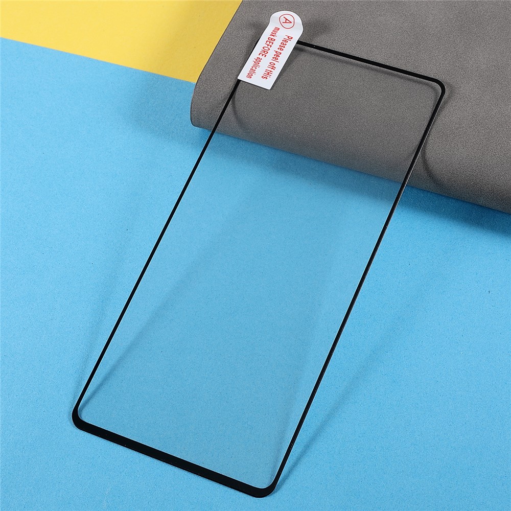 Full Screen Full Glue Silk Printing HD Anti-Scratch Tempered Glass Film for Samsung Galaxy A73 5G-6