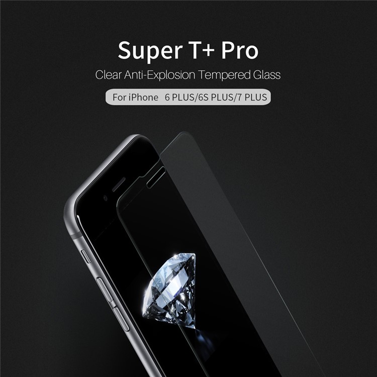 NILLKIN Super T+ Pro HD Clear Tempered Glass Screen Protector for iPhone 8 Plus/7 Plus 5.5