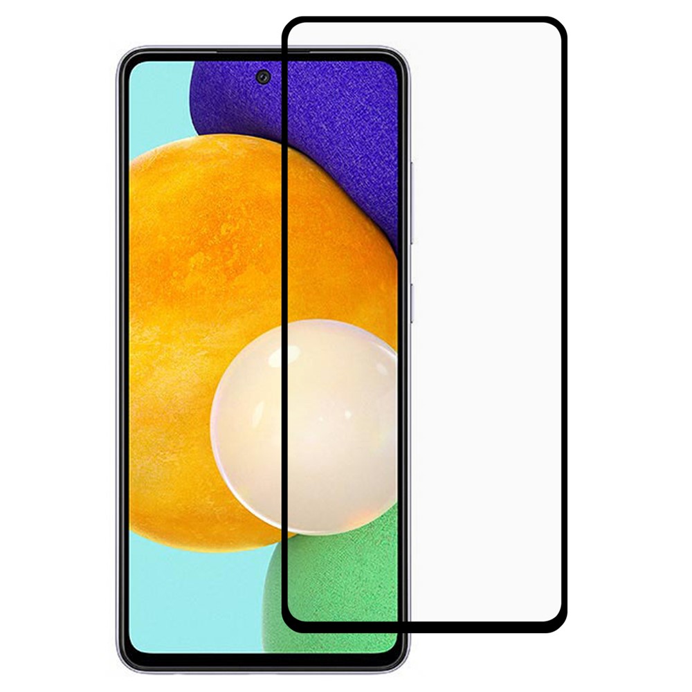Silk Printing High Clarify Full Cover Full Glue Anti-Scratch Bubble Free Tempered Glass Film for Samsung Galaxy A53 5G-1