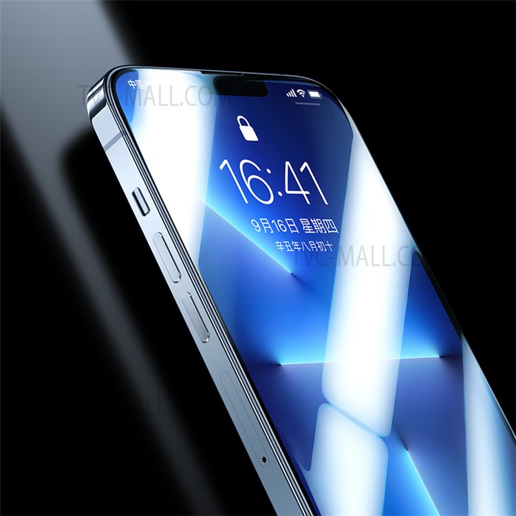 BENKS X-Pro+ Explosion-proof Ultra Clear Full Size Full Cover AGC Glass Tempered Glass Film Screen Protector for iPhone 13 Pro 6.1 inch-5