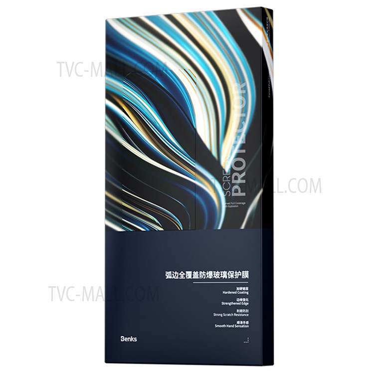 BENKS X-Pro+ High Hardness Anti-explosion Full Size AGC Glass Tempered Glass Full Screen Protector for iPhone 13 Pro Max 6.7 inch-8