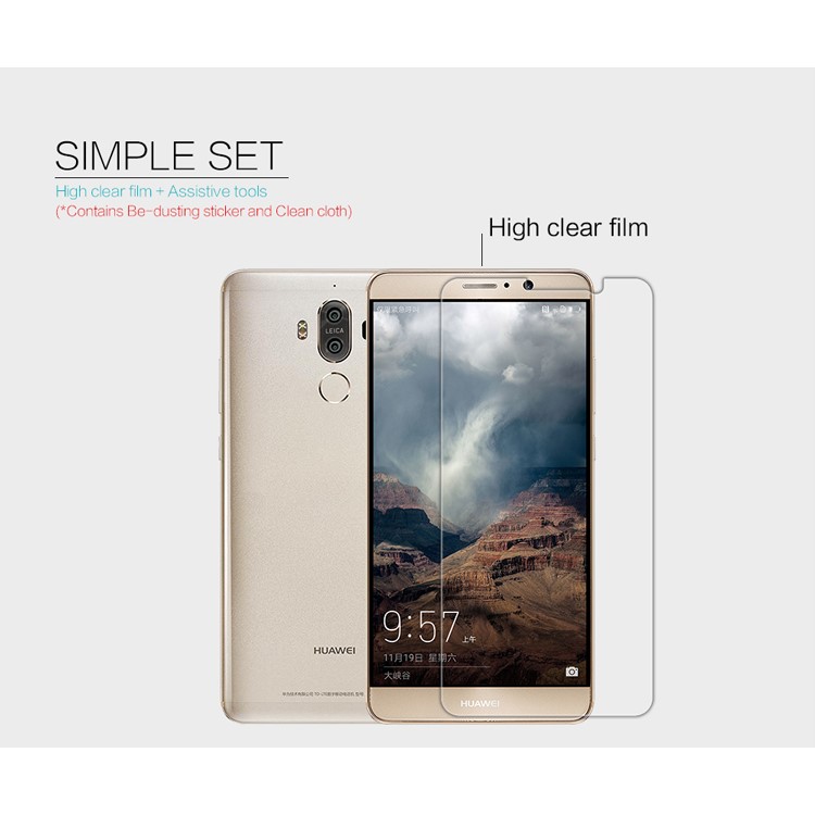 NILLKIN Anti-fingerprint Ultra Clear Screen Protector Film for Huawei Mate 9-5