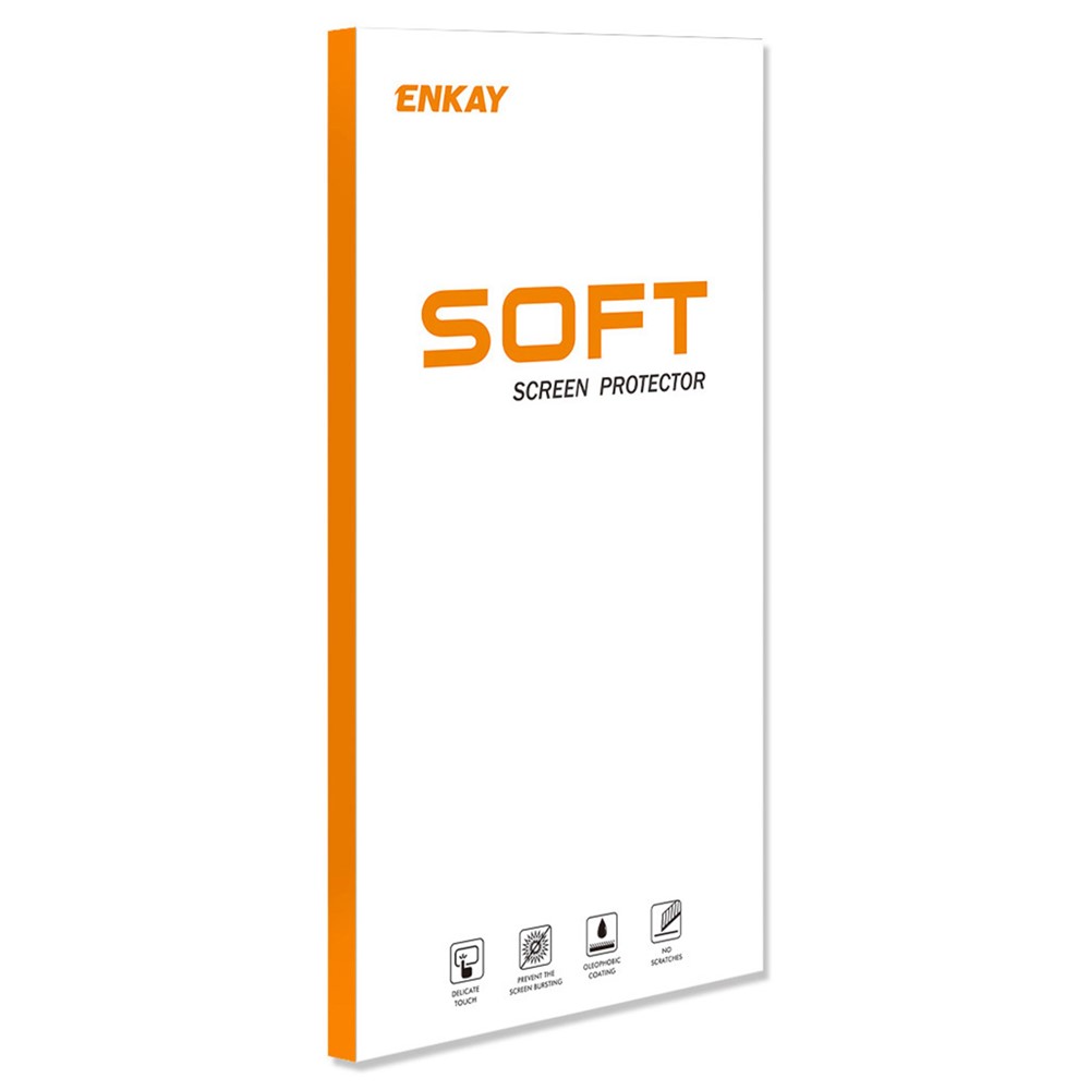 ENKAY High Sensitivity Soft TPE+PET+TPU Hydrogel Film Full Glue Transparent Protective Screen Protector for Samsung Galaxy S22 Ultra 5G-10