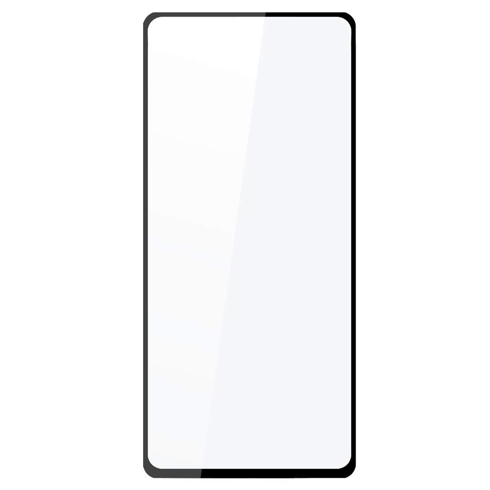 AMORUS Full Coverage HD Silk Printing Clear Full Glue Double Defense Tempered Glass Film for Samsung Galaxy A73 5G - Black-2