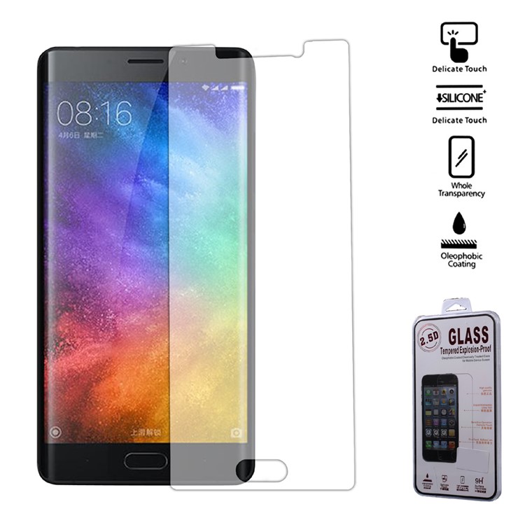 For Xiaomi Mi Note 2 Tempered Glass Screen Protector Film 0.25mm (Arc Edge)-1