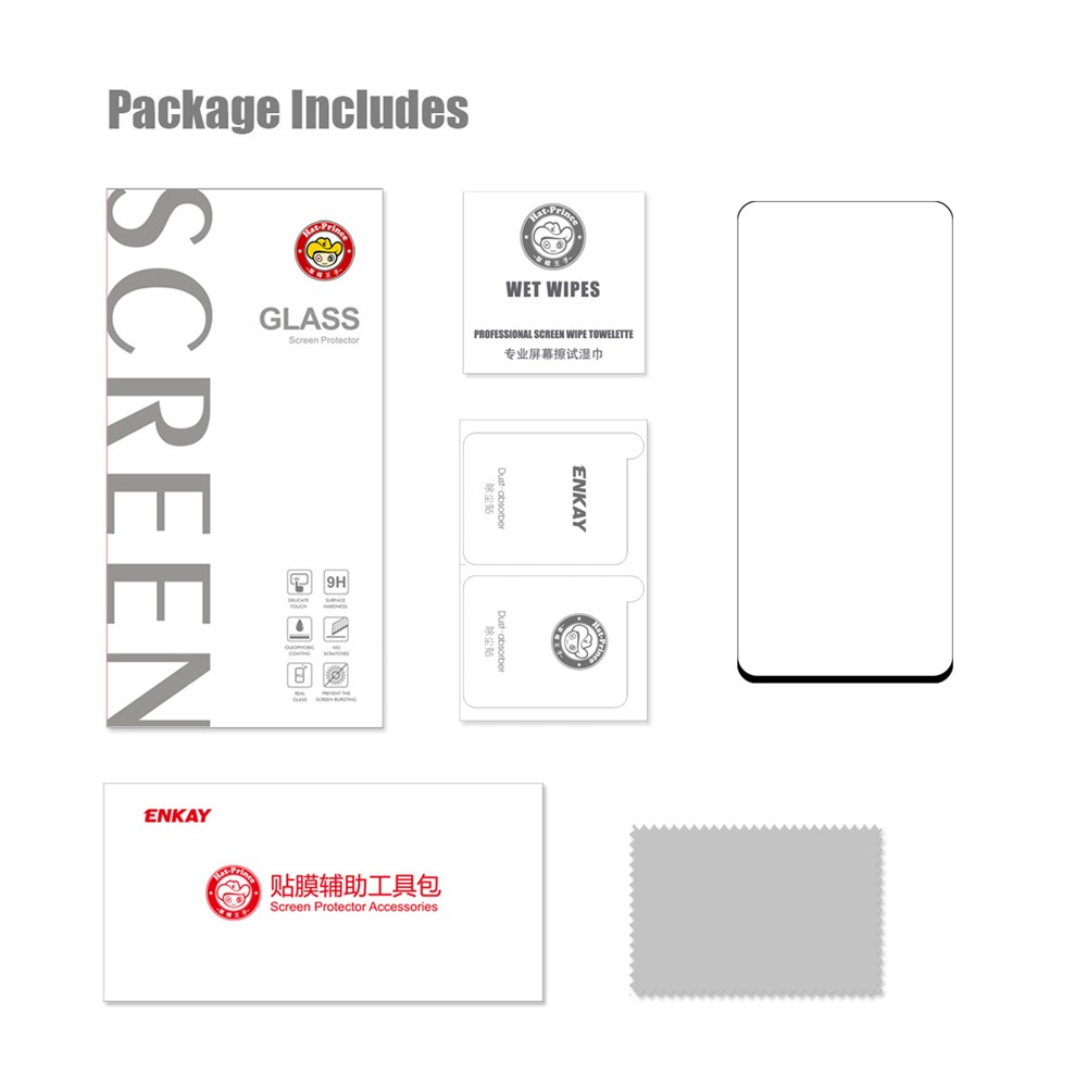 HAT PRINCE 0.26mm 2.5D Arc Edge Full Glue Full Size Tempered Glass 9H Hardness Screen Protector for Honor X30-9