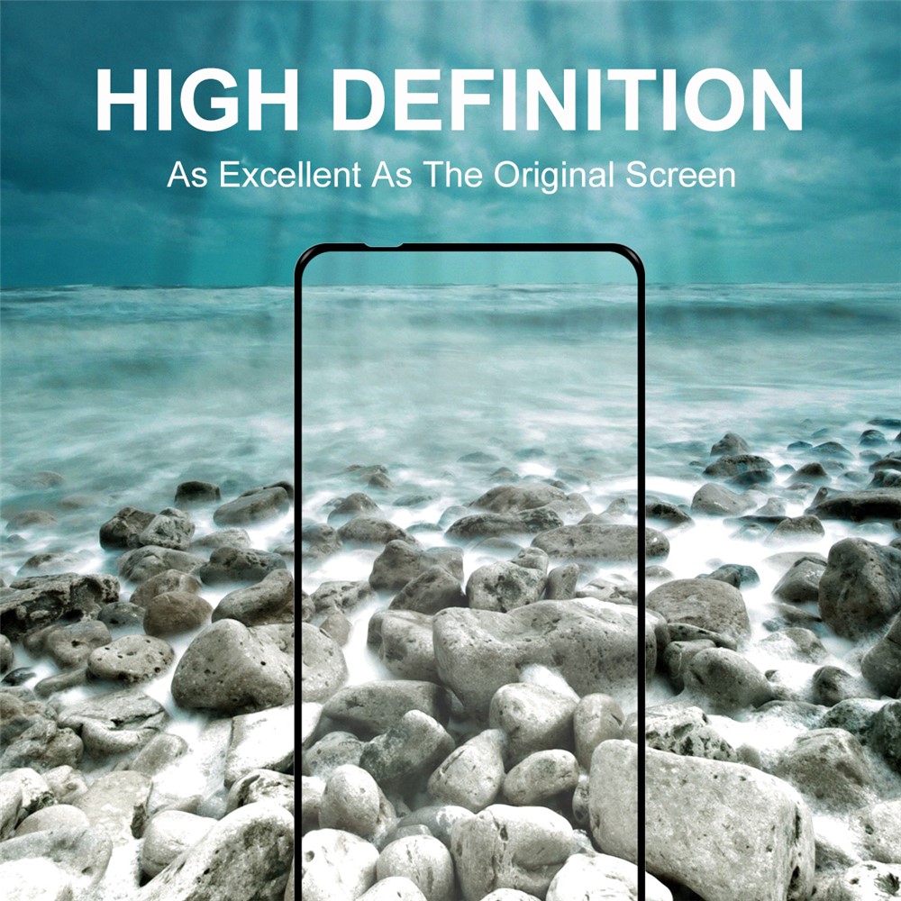 HAT PRINCE 2Pcs/Set 0.26mm 9H 2.5D Arc Edge Tempered Glass HD Clear Full Glue Screen Protector for Motorola Edge X30-7