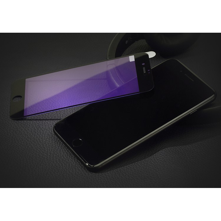 ROCK for iPhone 7 Plus Anti-blue-ray Anti-glare Full Cover Tempered Glass Screen Protector - Black-8