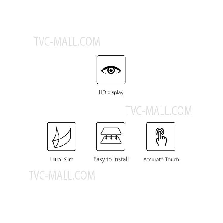 For TCL 4X 5G Ultra Clear Screen Protector Bubble-free Sensitive Touch PET Film-2