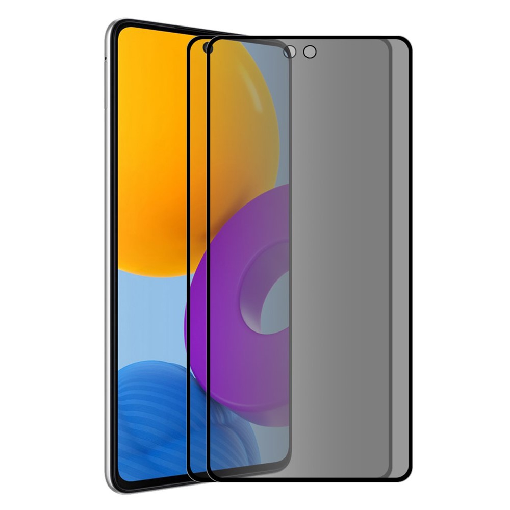 ENKAY 2Pcs/Pack for Samsung Galaxy A52 4G/5G Ultra-clear 9H Privacy Protection 28-degree Anti-spy Full Glue Tempered Glass Screen Protector Film-1