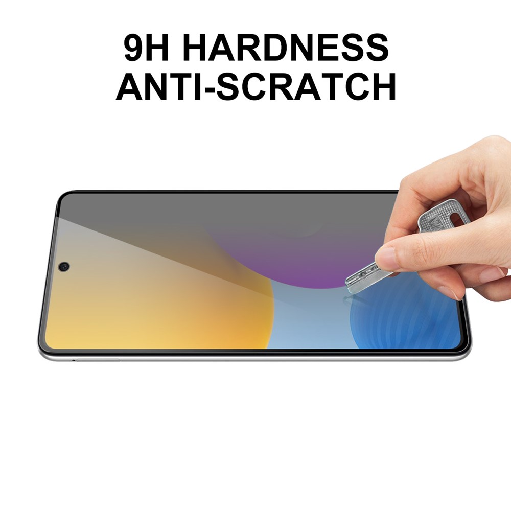 ENKAY 2Pcs/Pack for Samsung Galaxy A52 4G/5G Ultra-clear 9H Privacy Protection 28-degree Anti-spy Full Glue Tempered Glass Screen Protector Film-4