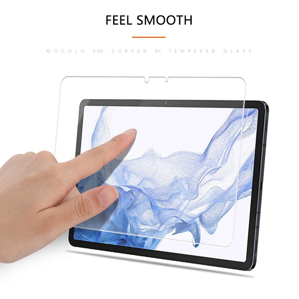 MOCOLO For Samsung Galaxy Tab S7/S8 2.5D Arc Edge Ultra Clear Full Glue Full Size Tempered Glass Screen Protector-3