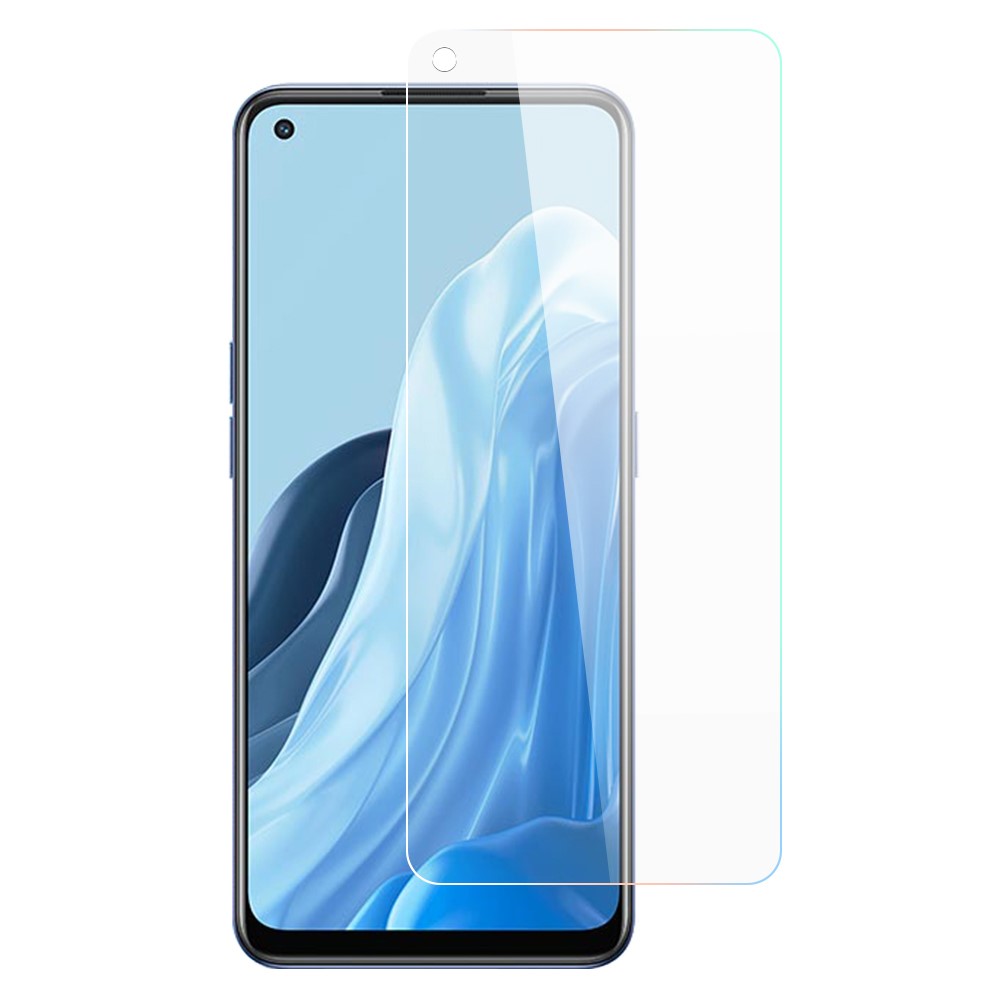 For Oppo Reno7 5G 0.3mm Arc Edge Screen Protector HD Anti-scratch Ultra-slim Explosion-proof Tempered Glass Film Guard-1