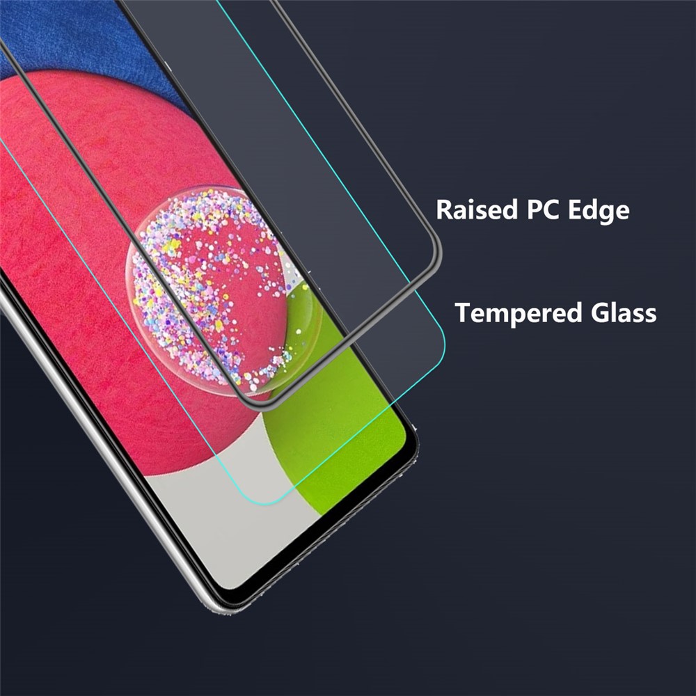 ENKAY For Samsung Galaxy A52s 5G / Galaxy A52 4G/5G Clear Shockproof Tempered Glass Film Full Cover Full Glue Screen Protector-3