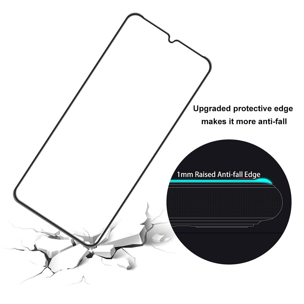 ENKAY 2Pcs/Pack Screen Protector for Samsung Galaxy M32 5G/Galaxy A32 5G, Full Coverage Full Glue HD Clarity Tempered Glass Film, Scratch Resistant, Easy Install-2