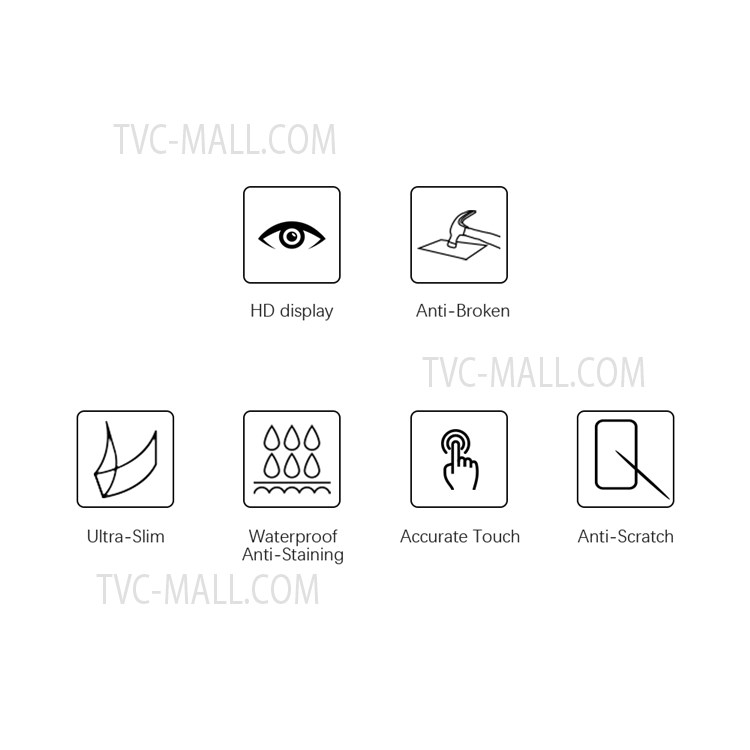For TCL Tab 8 4G Smooth Touch Anti-scratch HD 0.3mm Complete Covering Straight Edge Tempered Glass Screen Film-4