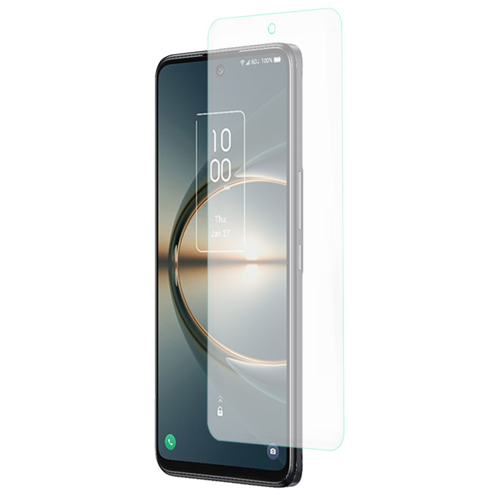 Ultra Clear Anti-explosion Screen Protector for TCL 30 V 5G, 0.3mm Arc Edge Sensitive Touch Tempered Glass Protective Film-1