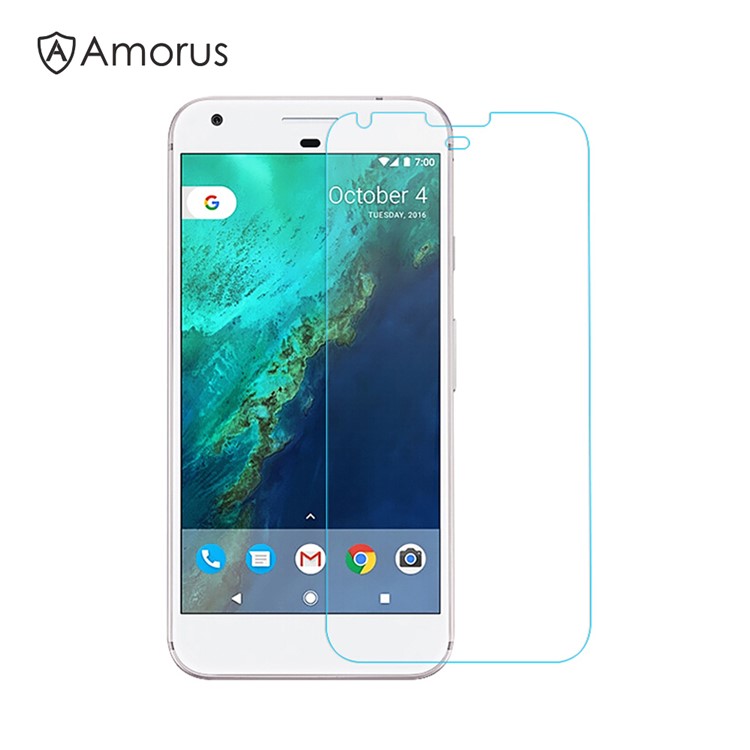 Amorus 9н анти-взрыв закаленное стекло-экран протектор для google пиксель хl дуги края