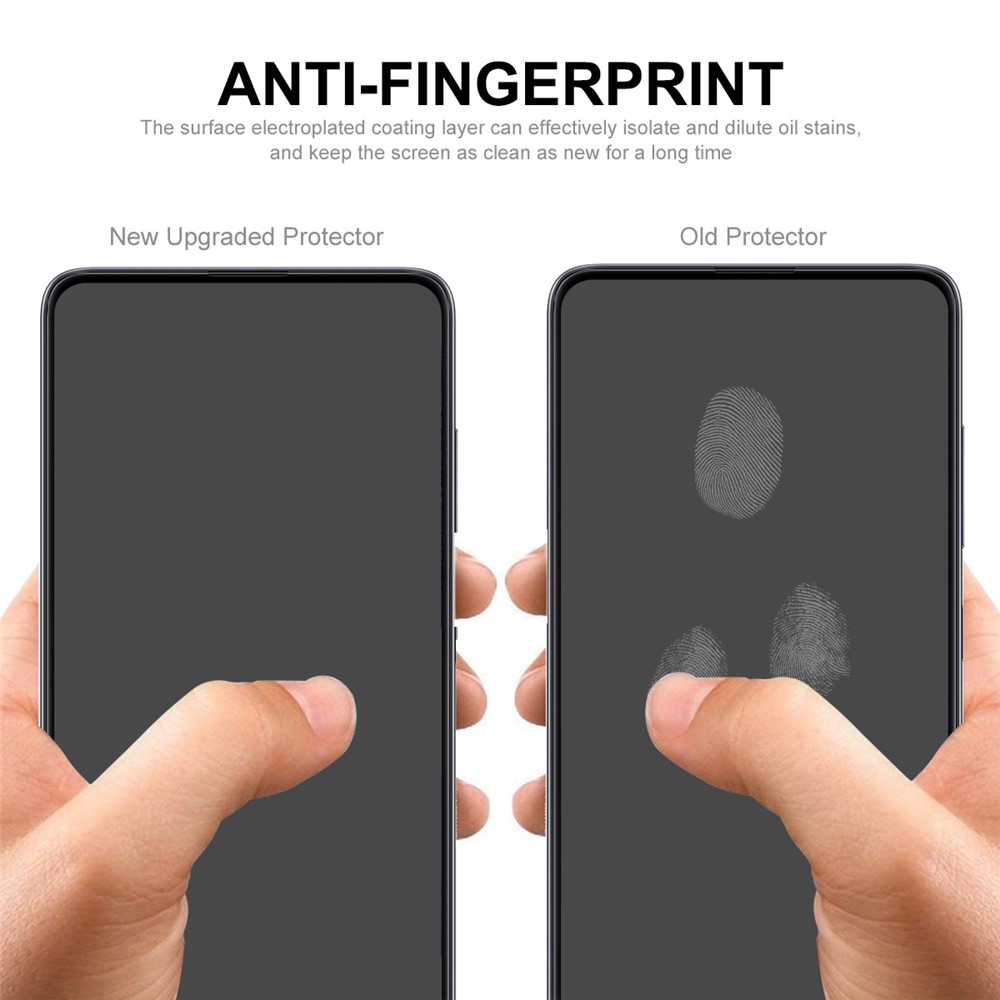 HAT PRINCE 2Pcs/Pack Tempered Glass Screen Film for Xiaomi Poco M4 Pro 5G, Anti-scratch 0.26mm 2.5D Arc Edge 9H Full Coverage Full Glue Screen Protector-4