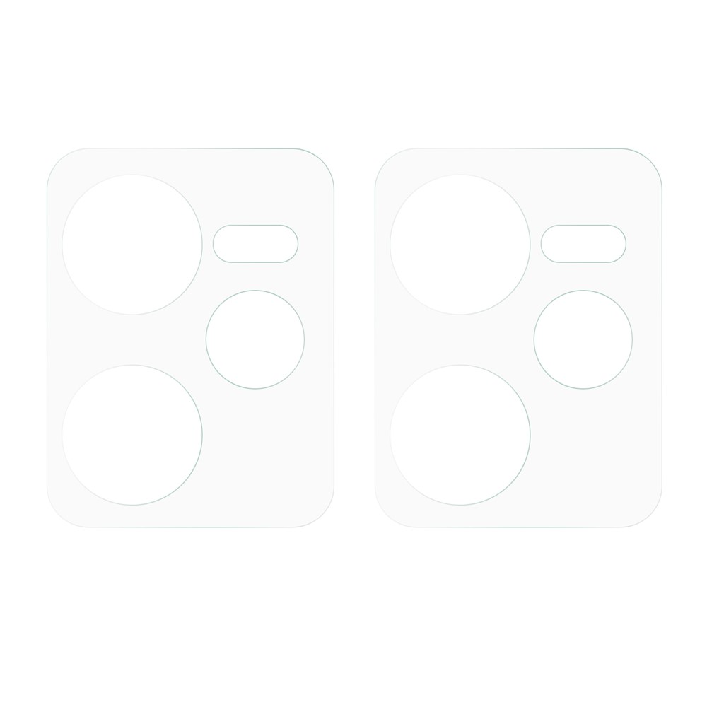 2Pcs/Set Camera Lens Protector for Realme C35, 3D Arc Edge Tempered Glass Ultra HD Scratch-Resistant Camera Cover-2