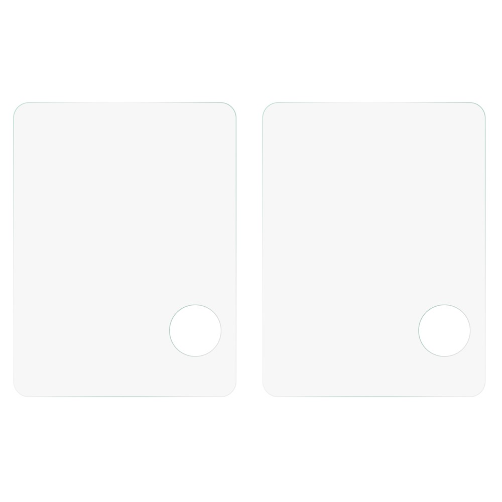 For Oppo Reno7 4G 2Pcs/Set Camera Lens Protector 2.5D Arc Edge Scratch-Resistant Clear Tempered Glass Camera Lens Cover Film-2