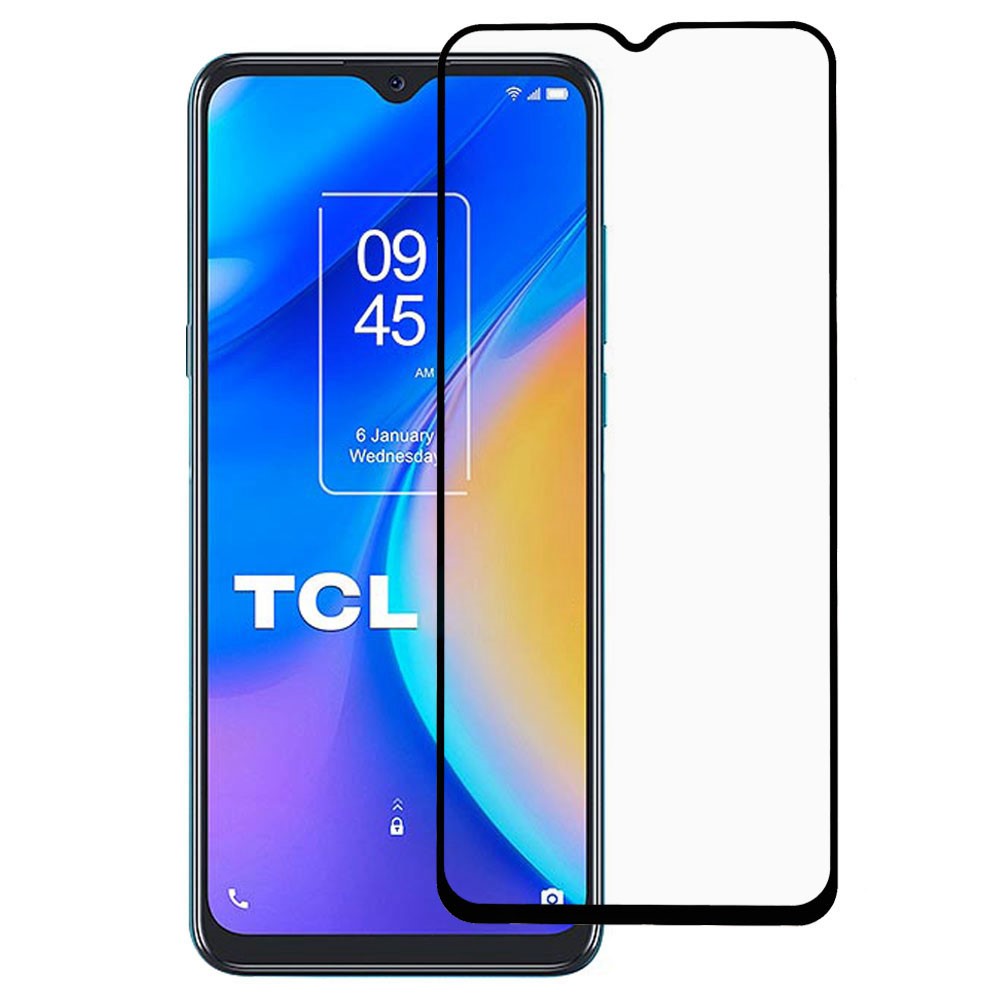 RURIHAI For TCL 30 SE Wear-resistant Full Glue Tempered Glass Film 2.5D Secondary Hardening Ultra Clear Full Covering Screen Protector-1