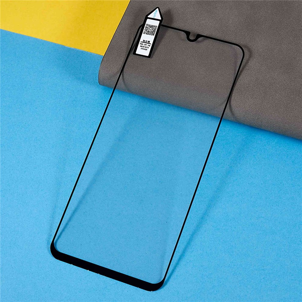 Rurihai Para Xiaomi Poco C40 4G Película de Vidrio Templado de Pantalla Completa 2.5D Endurecimiento Secundario Ultra Transparente Protector de Pantalla de Pegamento Completo-5