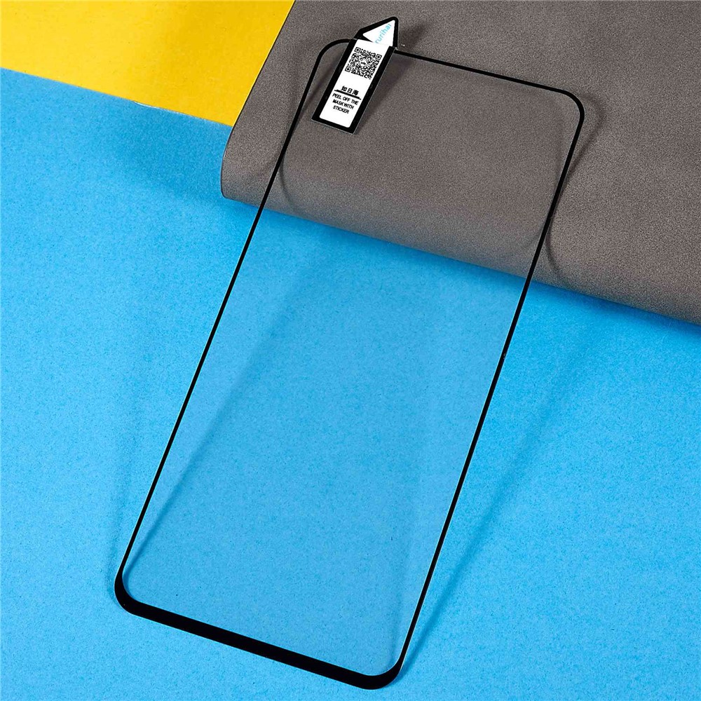 RURIHAI Tempered Glass Film for vivo iQOO Neo6, Full Glue 2.5D Secondary Hardening Smooth Full Screen HD Screen Protector-6