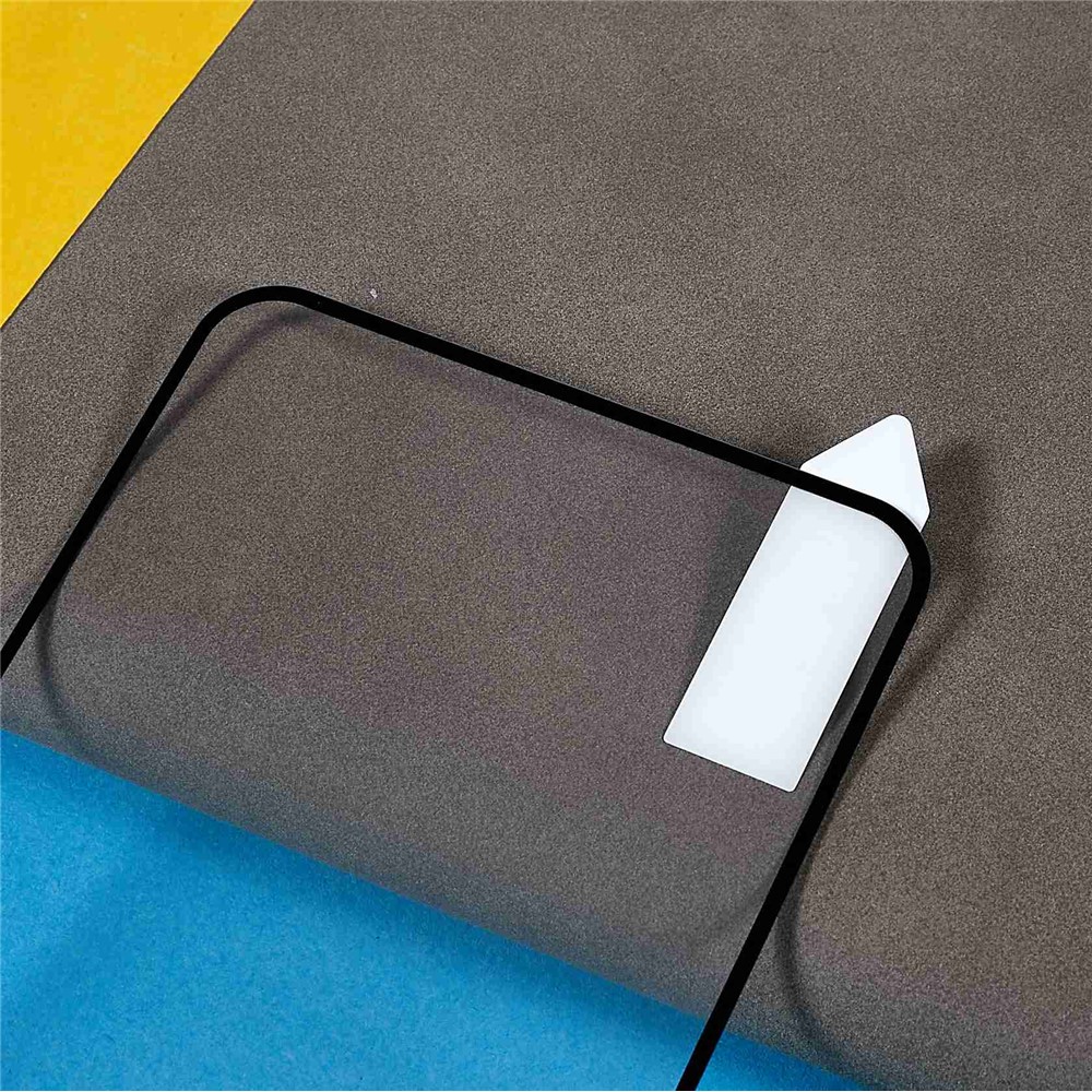 RURIHAI Tempered Glass Film for TCL 20L, Anti-explosion Full Glue 2.5D Secondary Hardening Full Coverage HD Screen Protector-4