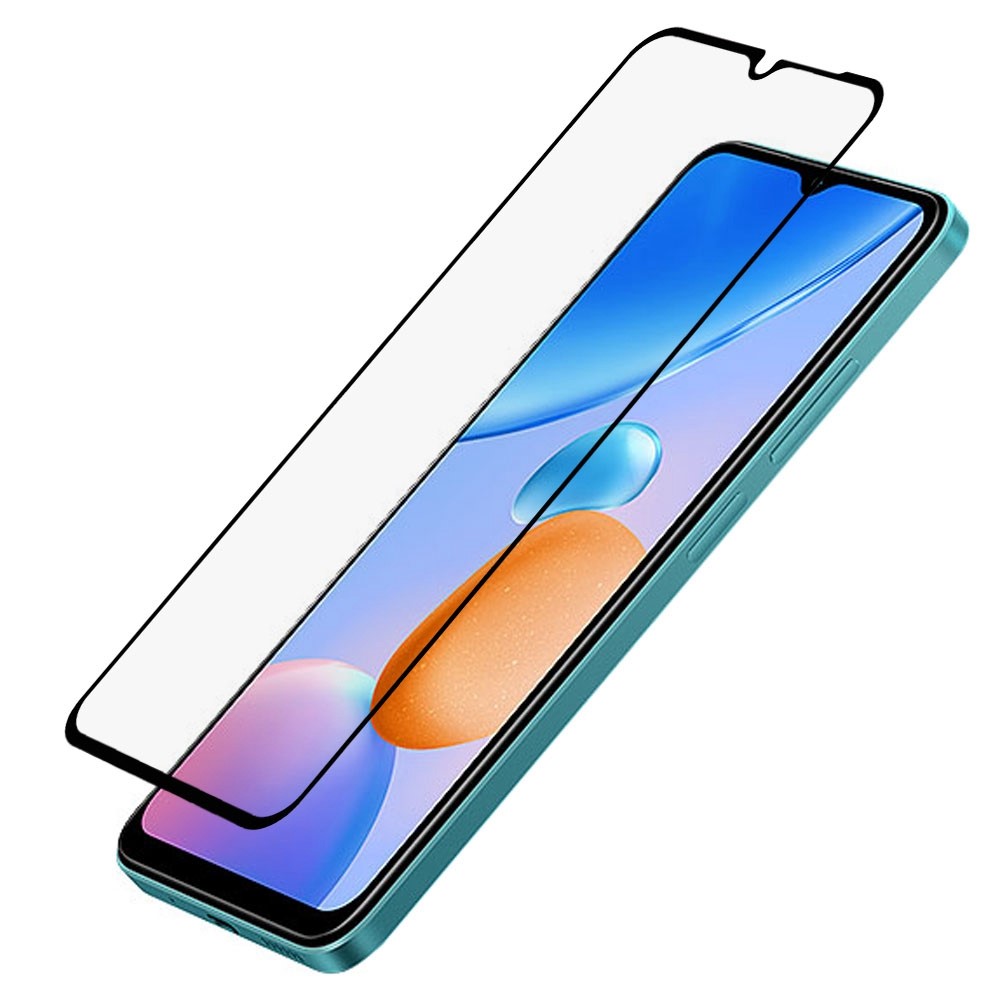 RURIHAI Tempered Glass Film for Xiaomi Redmi 10 5G, HD 2.5D Secondary Hardening Full Glue Full Covering Screen Protector-1