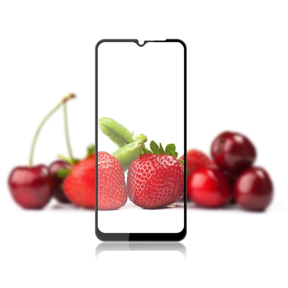 MOCOLO Solid Defense Screen Protector for Samsung Galaxy A13 4G, Silk Printing HD Clarity Tempered Glass Full Glue Full Cover Anti-explosion Film - Black-5