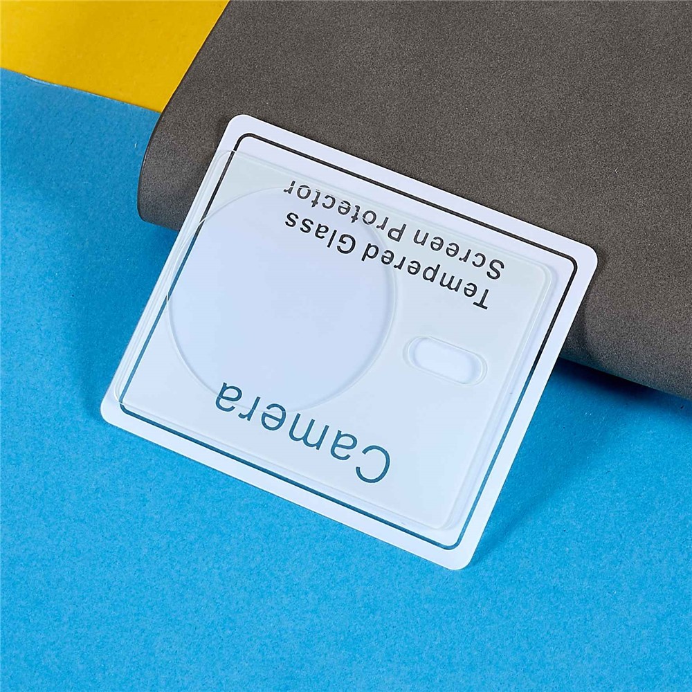For Oppo vivo X80 2Pcs/Set 3D Arc Edge Camera Lens Protector HD Clear Anti-Scratch Camera Tempered Glass Lens Film-3
