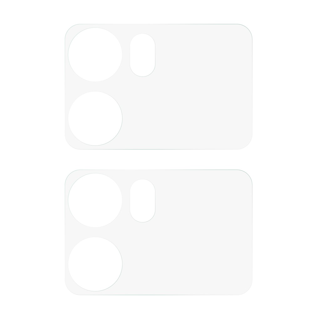 For Oppo K10 5G 2Pcs/Set Camera Lens Protector 3D Arc Edge Anti-Scratch High Definition Tempered Glass Film-2