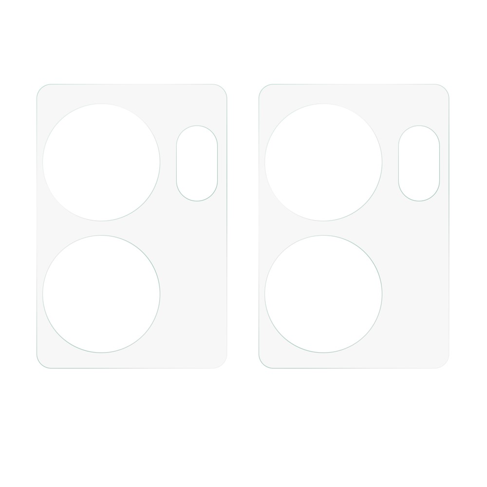 For Realme Q5i/V23/Oppo A57 (2022) 2Pcs/Set Clear Camera Lens Protector 3D Arc Edge Anti-Scratch Camera Tempered Glass Screen Protective Lens Film-2