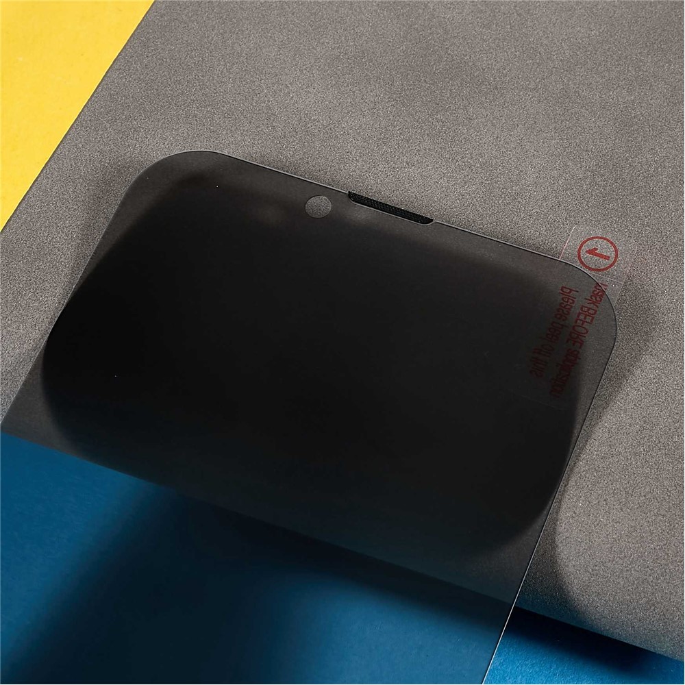 RURIHAI for iPhone 13 Pro 6.1 inch Privacy Screen Protector Full Cover Screen Full Glue HD Anti-Scratch Dust-Proof AGC Tempered Glass Film-4