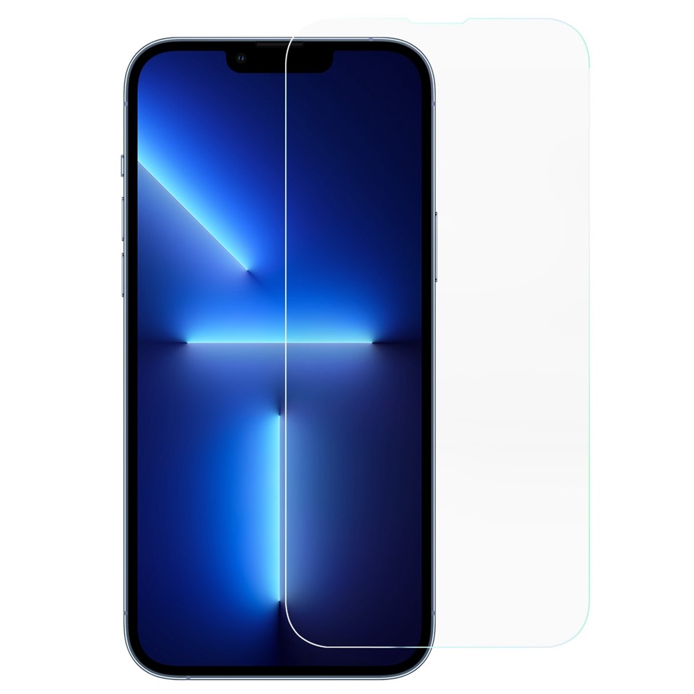 RURIHAI for iPhone 13 Pro Max 6.7 inch AGC Tempered Glass Screen Protector 0.18mm HD Clear Full Glue Anti-Scratch Protective Film Guard-1