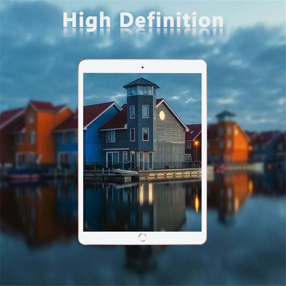 For iPad 10.2 (2021)/(2020)/(2019) Anti-blue-ray Eyestrain Reducing Tempered Glass Film HD Clear Full Coverage Screen Protector-7