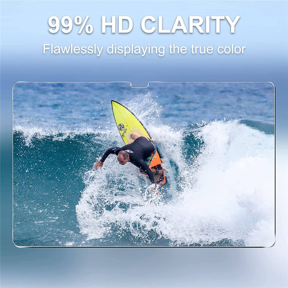 For Lenovo Tab M10 Plus (Gen 3) 2Pcs/Pack 2.5D Full Coverage Screen Protector High Definition Ultra-resistant Tempered Glass Film-4