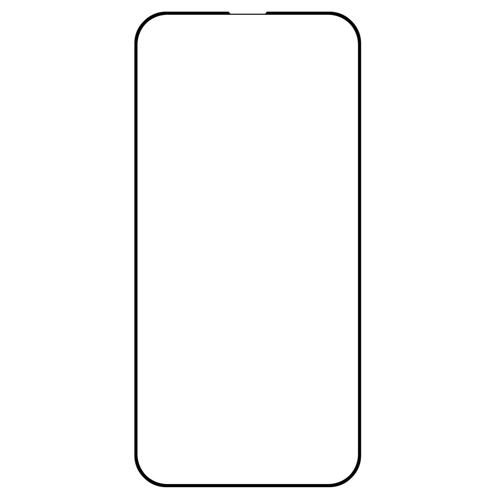 PDGD For iPhone 13 Pro Max 6.7 inch/14 Pro Max 6.7 inch 2.5D Tempered Glass Screen Protector Silk Printing Full Glue Full Cover Film-2