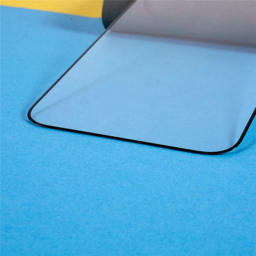 PDGD For iPhone 13 Pro Max 6.7 inch/14 Pro Max 6.7 inch 2.5D Tempered Glass Screen Protector Silk Printing Full Glue Full Cover Film-6