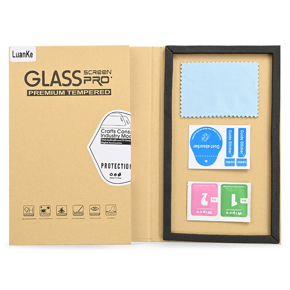 LUANKE For Xiaomi Redmi Note 11 Pro 4G (MediaTek)/Note 11 Pro 5G (Qualcomm)/Note 11E Pro 5G 2.5D Arc Edges Full Screen Full Glue Anti-stain Silk Printing Screen Protector 9H Clear Tempered Glass Film-6